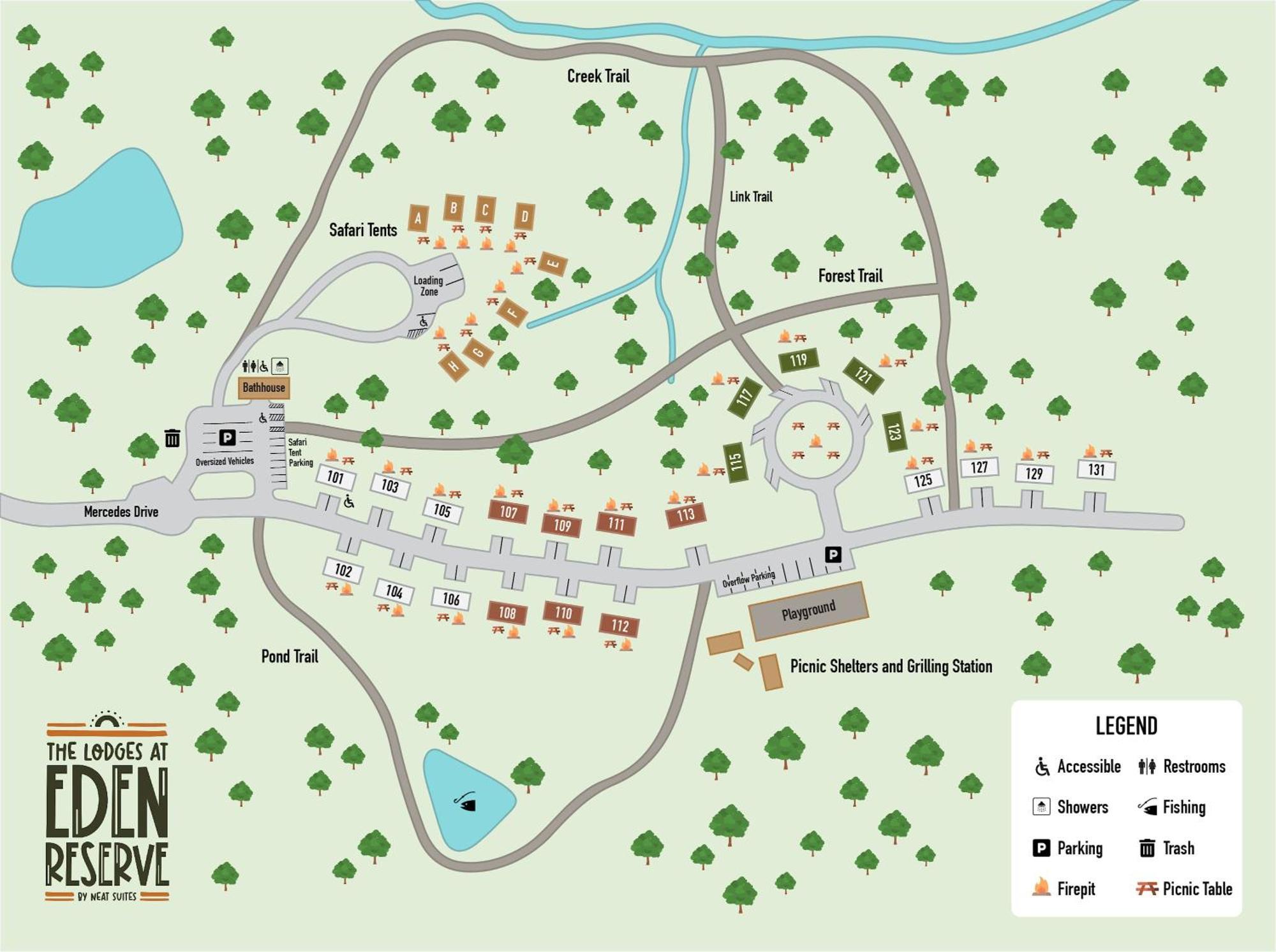 The Lodges At Eden Reserve - Pet Friendly Cabins Near Ark Williamstown Eksteriør bilde